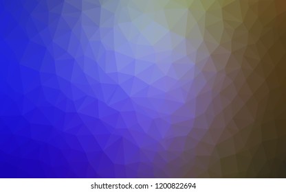 Light Blue, Green vector low poly cover. Shining colorful illustration with triangles. A new texture for your web site.