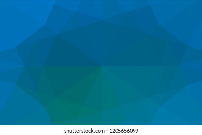 Light Blue, Green vector low poly texture. A completely new color illustration in a vague style. Brand new design for your business.