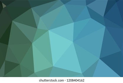 Light Blue, Green vector low poly layout. Modern abstract illustration with triangles. Brand new design for your business.