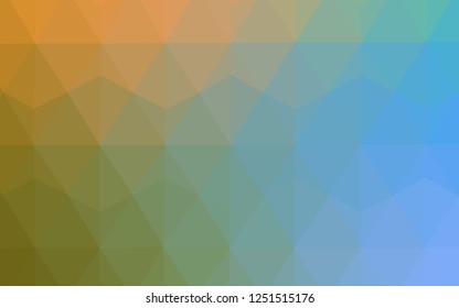 Light Blue, Green vector low poly texture. Polygonal abstract illustration with gradient. Polygonal design for your web site.