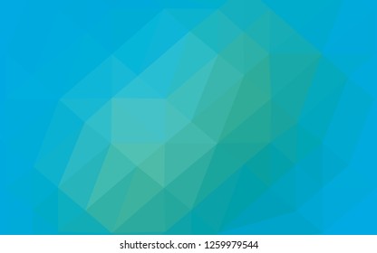 Light Blue, Green vector low poly texture. Colorful abstract illustration with gradient. Brand new design for your business.