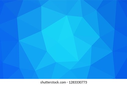 Light Blue, Green vector low poly cover. A sample with polygonal shapes. Pattern for a brand book's backdrop.