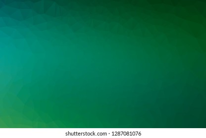 Light Blue, Green vector low poly layout. An elegant bright illustration with gradient. Template for a cell phone background.