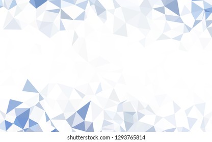 Light Blue, Green vector low poly texture. Colorful illustration in polygonal style with gradient. Textured pattern for your backgrounds.