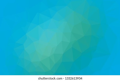 Light Blue, Green vector low poly layout. Colorful abstract illustration with gradient. Brand new design for your business.