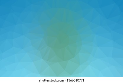 Light Blue, Green vector low poly texture. An elegant bright illustration with gradient. Brand new style for your business design.