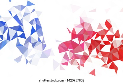 Light Blue, Green vector low poly texture. Polygonal abstract illustration with gradient. Brand new design for your business.