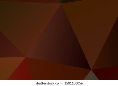 Light Blue, Green vector low poly texture. Geometric illustration in Origami style with gradient.  Completely new template for your banner.