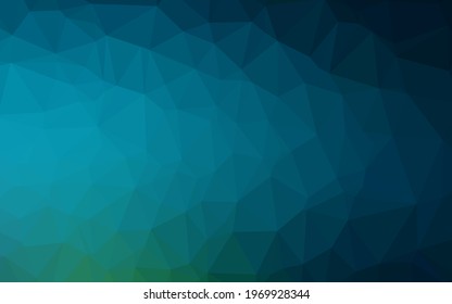 Light Blue, Green vector low poly texture. Glitter abstract illustration with an elegant design. Brand new design for your business.