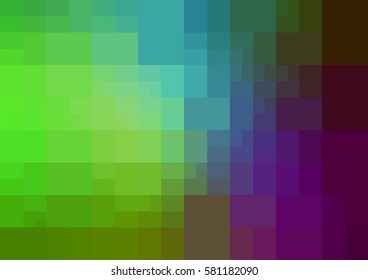 Light Blue, Green vector Low poly crystal background. Polygon design pattern. Low poly illustration, low polygon background.