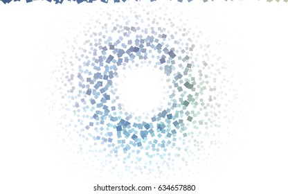 Light Blue, Green vector low poly background. A sample with a polygonal design. Illustration in polygonal style with repeating squares