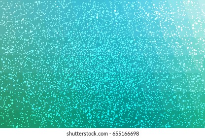 Light Blue, Green vector low poly crystal background with snowflakes. Polygon christmas design pattern . Low poly illustration of New Year celebration.