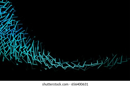 Light Blue, Green vector low poly background. A sample with a polygonal design. Illustration in polygonal style with repeating squares