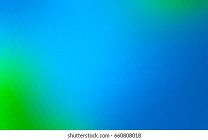 Light Blue, Green vector low poly pattern. A completely new color illustration in a vague style. A new texture for your design.