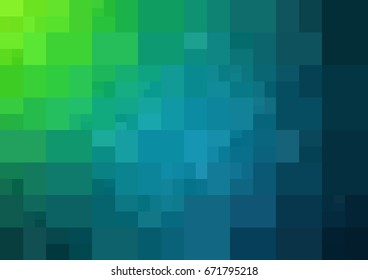 Light Blue, Green vector Low poly crystal background. Polygon design pattern. Low poly illustration, low polygon background.