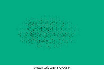 Light Blue, Green vector low poly background. A sample with a polygonal design. 