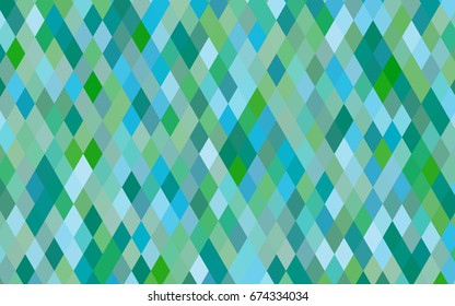 Light Blue, Green vector low poly pattern. Triangular geometric sample with gradient.  Brand-new design for your business.