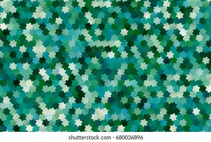 Light Blue, Green vector low poly background. A sample with a polygonal design. Low poly illustration, low polygonal background.