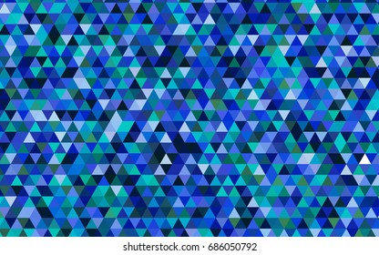 Light Blue, Green vector low poly template. Brand-new colored illustration in blurry style with gradient. The polygonal design can be used for your web site.