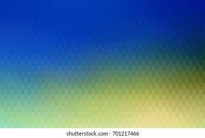 Light Blue, Green vector low poly background. Triangular geometric sample with gradient.  The textured pattern can be used for background.