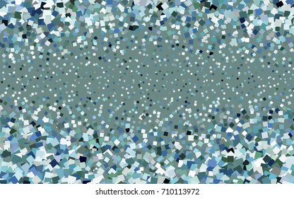 Light Blue, Green vector low poly background. A sample with a polygonal design. Illustration in polygonal style with repeating squares