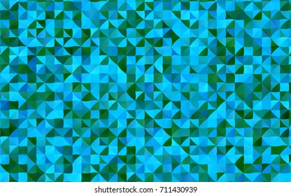 Light Blue, Green vector low poly template. Modern geometrical abstract illustration with gradient. Brand-new design for your business.