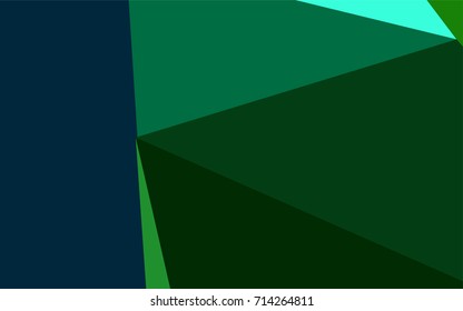 Light Blue, Green vector low poly template. An elegant bright illustration with gradient. Brand-new style for your business design.