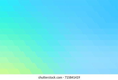 Light Blue, Green vector low poly background. A sample with a polygonal design. Illustration in polygonal style with repeating squares
