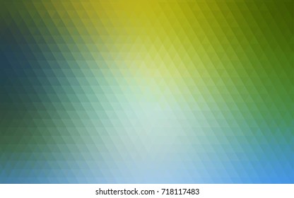 Light Blue, Green vector low poly pattern. An elegant bright illustration with gradient. Brand-new style for your business design.
