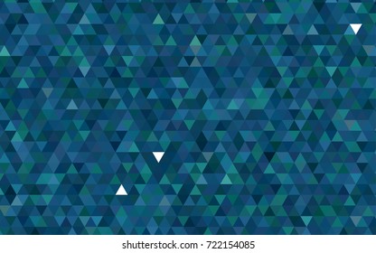 Light Blue, Green vector low poly pattern. Colorful abstract illustration with gradient. The template can be used as a background for cell phones.