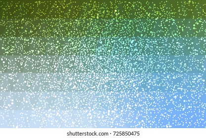 Light Blue, Green vector low poly crystal background with snowflakes. Polygon christmas design pattern . Low poly illustration of New Year celebration.