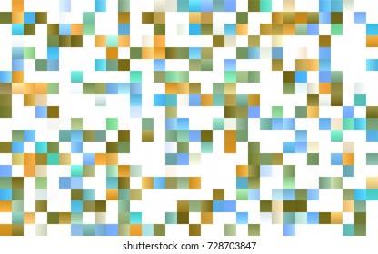 Light Blue, Green vector low poly background. A sample with a polygonal design. Illustration in polygonal style with repeating squares