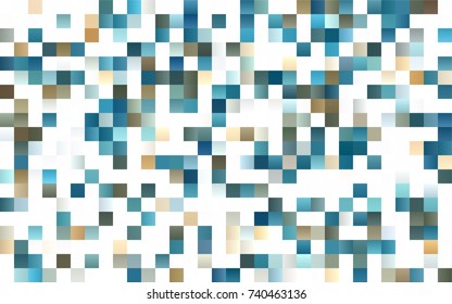 Light Blue, Green vector low poly background. A sample with a polygonal design. Illustration in polygonal style with repeating squares