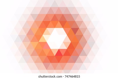 Light Blue, Green vector low poly background. A sample with polygonal shapes. The best triangular design for your business.