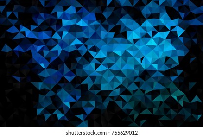 Light Blue, Green vector low poly background. Brand-new colored illustration in blurry style with gradient. The completely new template can be used for your brand book.
