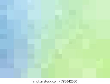 Light Blue, Green vector Low poly crystal background. Polygon design pattern. Low poly illustration, low polygon background.