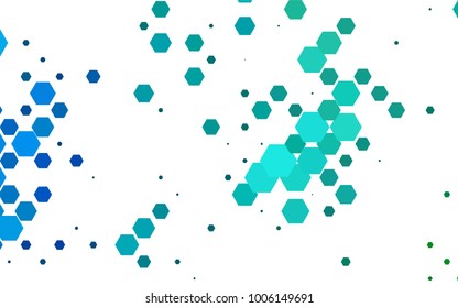 Light Blue, Green vector modern geometrical abstract background. Texture, brand-new background. Geometric background in Origami style with gradient. 