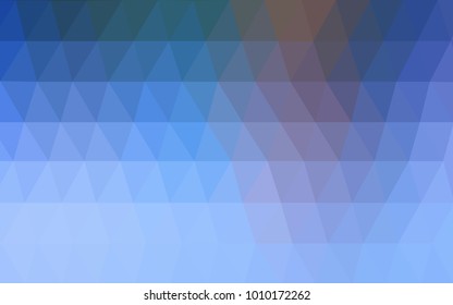 Light Blue, Green vector modern geometrical abstract background. Texture, new background. Geometric background in Origami style with gradient. 