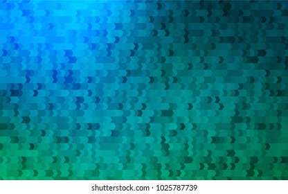 Light Blue, Green vector modern geometrical background. Abstract template. Geometric pattern in square style with gradient.