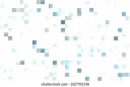 Light Blue, Green vector modern geometrical background. Abstract template. Geometric pattern in square style with gradient.
