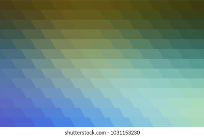 Light Blue, Green vector modern geometrical background. Abstract template. Geometric pattern in square style with gradient.