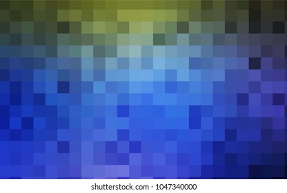 Light Blue, Green vector modern geometrical background. Abstract template. Geometric pattern in square style with gradient.