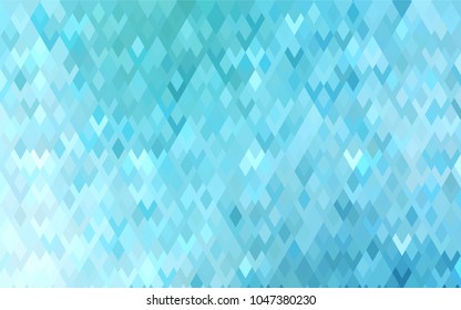 Light Blue, Green vector modern geometrical background. Abstract template. Geometric pattern in square style with gradient.