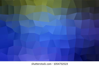 Light Blue, Green vector modern geometrical background. Abstract template. Geometric pattern in square style with gradient.