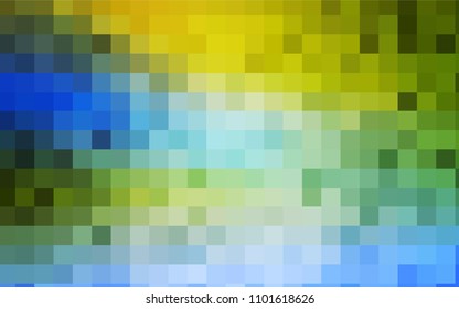 Light Blue, Green vector modern geometrical background. Abstract template. Geometric pattern in square style with gradient.