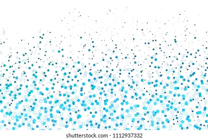 Light Blue, Green vector modern geometrical background. Abstract template. Geometric pattern in square style with gradient.
