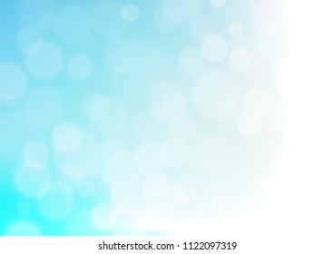 Light Blue, Green vector modern bokeh pattern. Colorful illustration in blurry style with gradient. The template for backgrounds of cell phones.