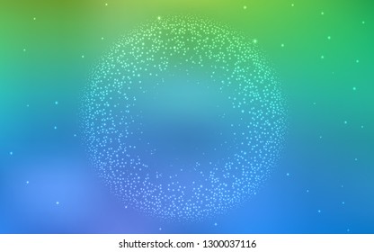 Light Blue, Green vector modern elegant backdrop. New colored illustration in blur style with gradient. Completely new design for your business.