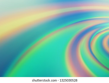 Light Blue, Green vector modern bokeh pattern. Glitter abstract illustration with an elegant design. The template for backgrounds of cell phones.