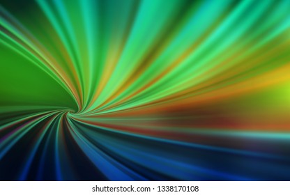 Light Blue, Green vector modern elegant layout. New colored illustration in blur style with gradient. Completely new design for your business.